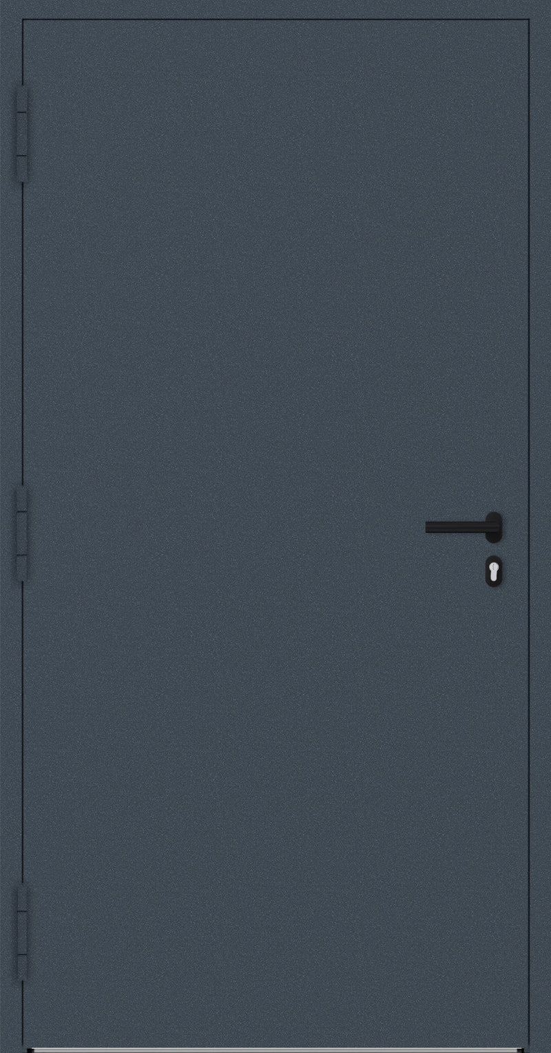 Turenwerke SL75 Design 20 Aluminium Door - Blue RAL5011 - Blackline