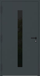 Turenwerke SL75 Design 21 Aluminium Door - Anthracite RAL7016 - Blackline