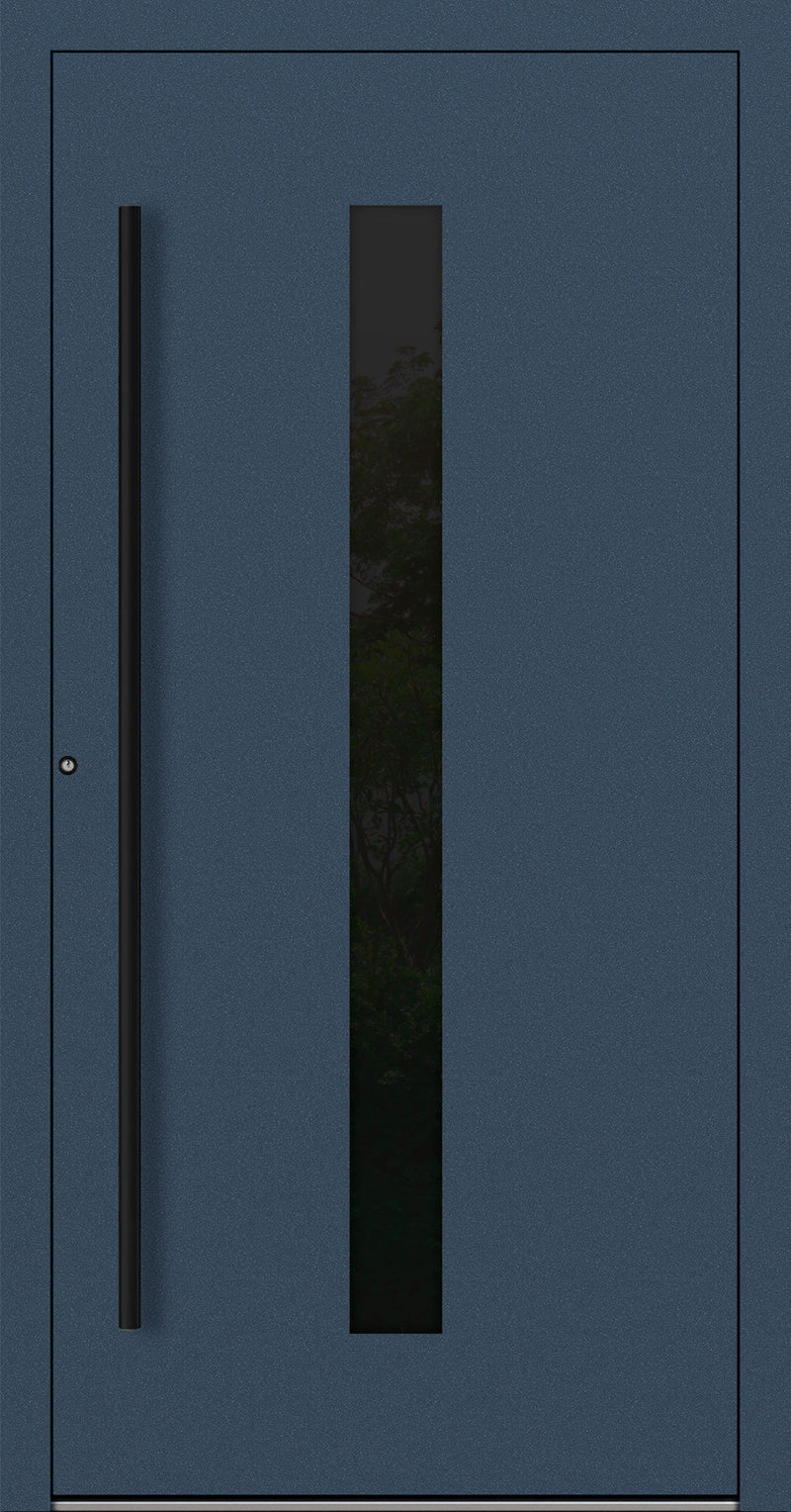 Turenwerke SL75 Design 21 Aluminium Door - Blue RAL5011 - Blackline