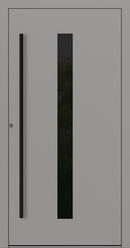 Turenwerke SL75 Design 21 Aluminium Door - Grey White - Blackline