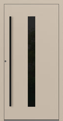 Turenwerke P90 Design 21 Aluminium Door - Ivory RAL1015 - Blackline