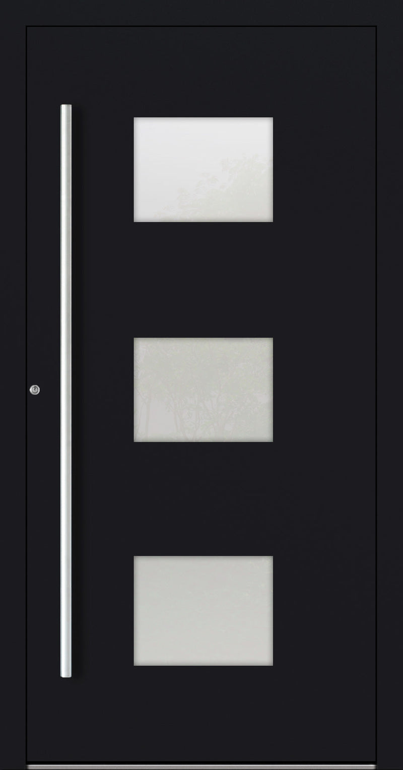 Turenwerke P90 Design 210 Aluminium Door - Black RAL9005