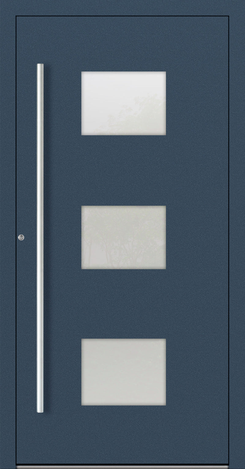 Turenwerke P90 Design 210 Aluminium Door - Dark Blue RAL5011