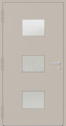 Turenwerke P90 Design 210 Aluminium Door - Ivory RAL1015