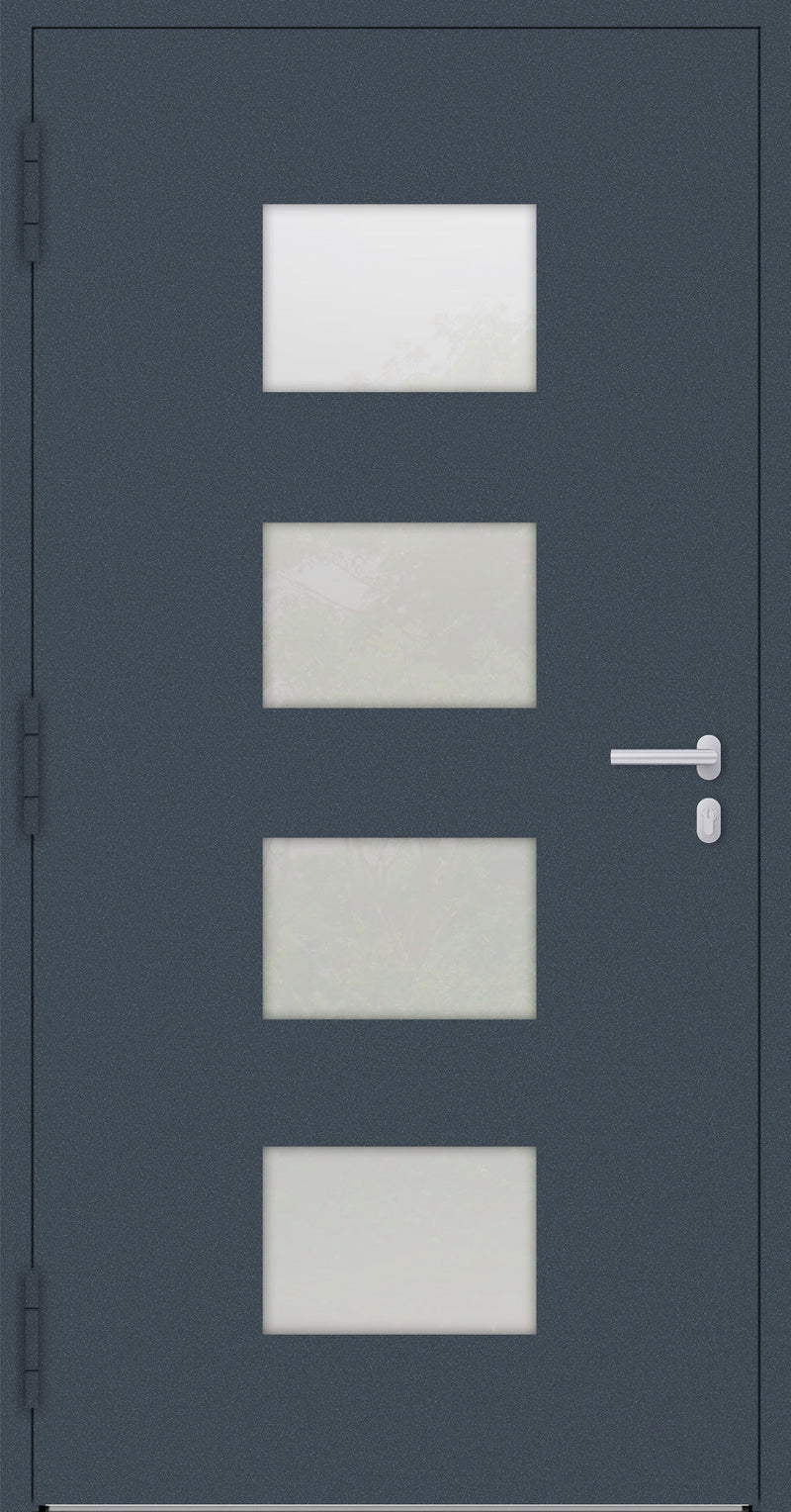 Turenwerke SL75 Design 211 Aluminium Door - Blue RAL5011