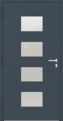 Turenwerke P90 Design 211 Aluminium Door - Dark Blue RAL5011