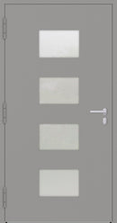 Turenwerke SL75 Design 211 Aluminium Door - Grey RAL9007