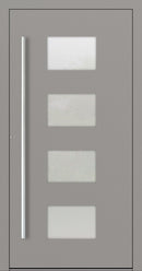 Turenwerke P90 Design 211 Aluminium Door - Grey RAL9007