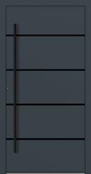 Turenwerke SL75 Design 22 Aluminium Door - Anthracite RAL7016 - Blackline