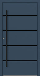 Turenwerke P90 Design 22 Aluminium Door - Dark Blue RAL5011 - Blackline