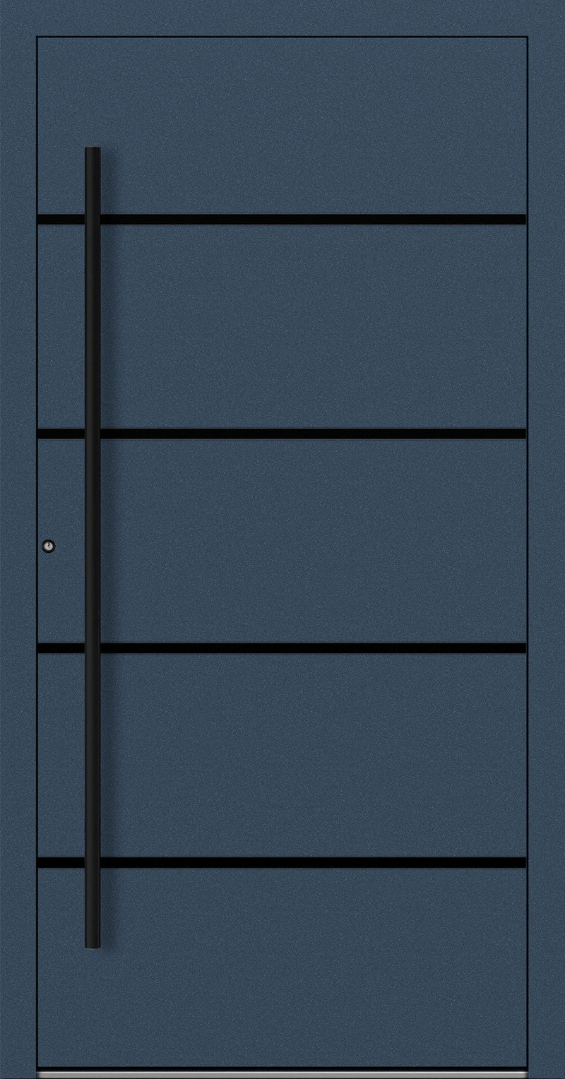 Turenwerke P90 Design 22 Aluminium Door - Dark Blue RAL5011 - Blackline