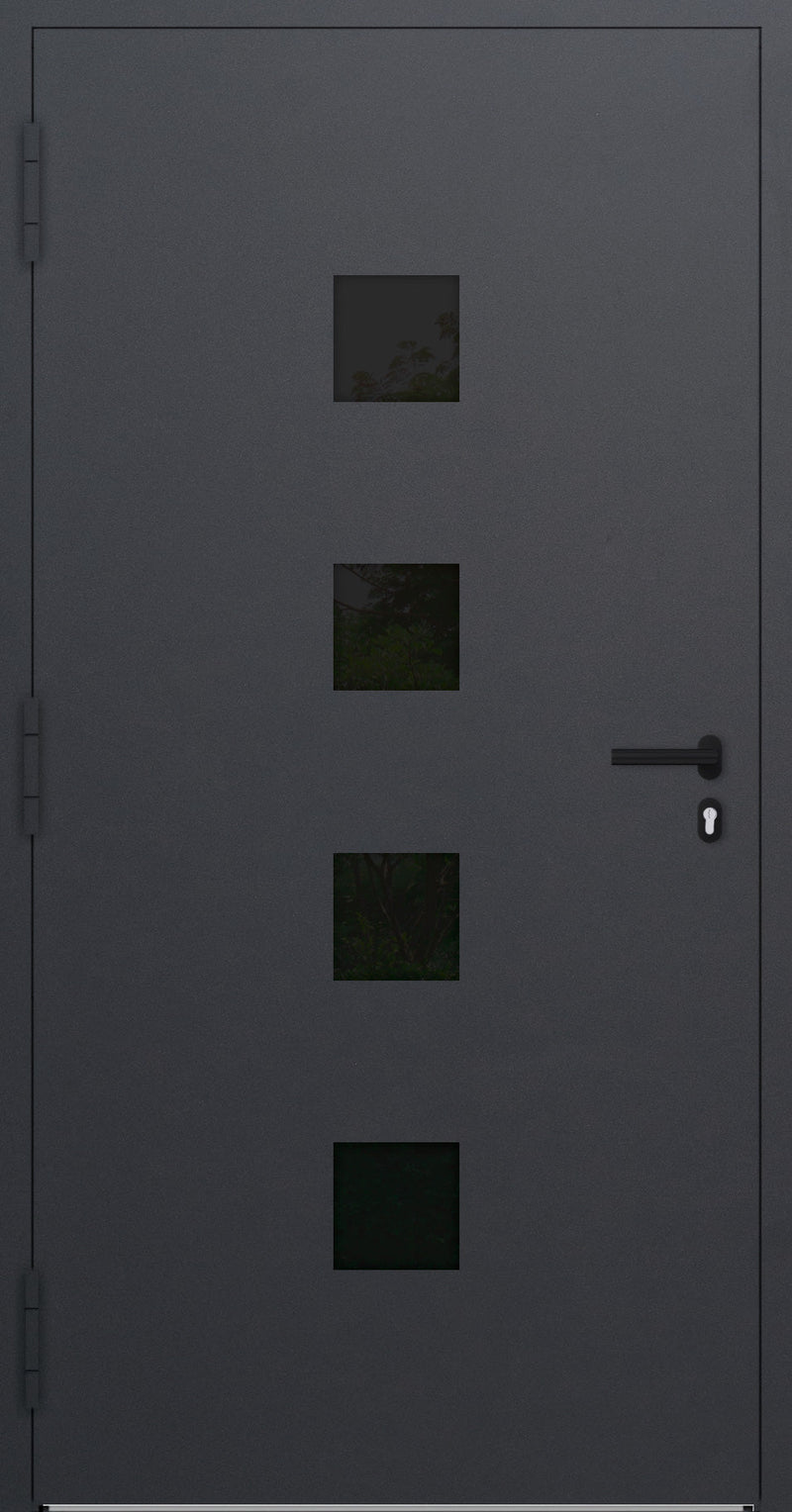 Turenwerke SL75 Design 23 Aluminium Door - Anthracite - Blackline