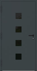 Turenwerke SL75 Design 23 Aluminium Door - Anthracite RAL7016 - Blackline