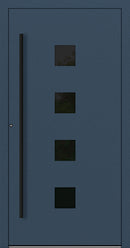 Turenwerke SL75 Design 23 Aluminium Door - Blue RAL5011 - Blackline