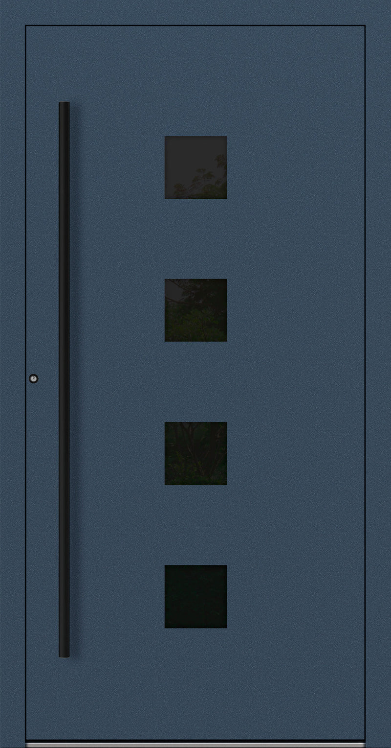 Turenwerke SL75 Design 23 Aluminium Door - Blue RAL5011 - Blackline