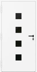 Turenwerke P90 Design 23 Aluminium Door - White RAL9016 - Blackline