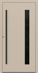 Turenwerke P90 Design 24 Aluminium Door - Ivory RAL1015 - Blackline