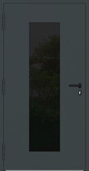 Turenwerke SL75 Design 28 Aluminium Door - Anthracite RAL7016 - Blackline