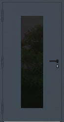 Turenwerke P90 Design 28 Aluminium Door - Dark Blue RAL5011 - Blackline