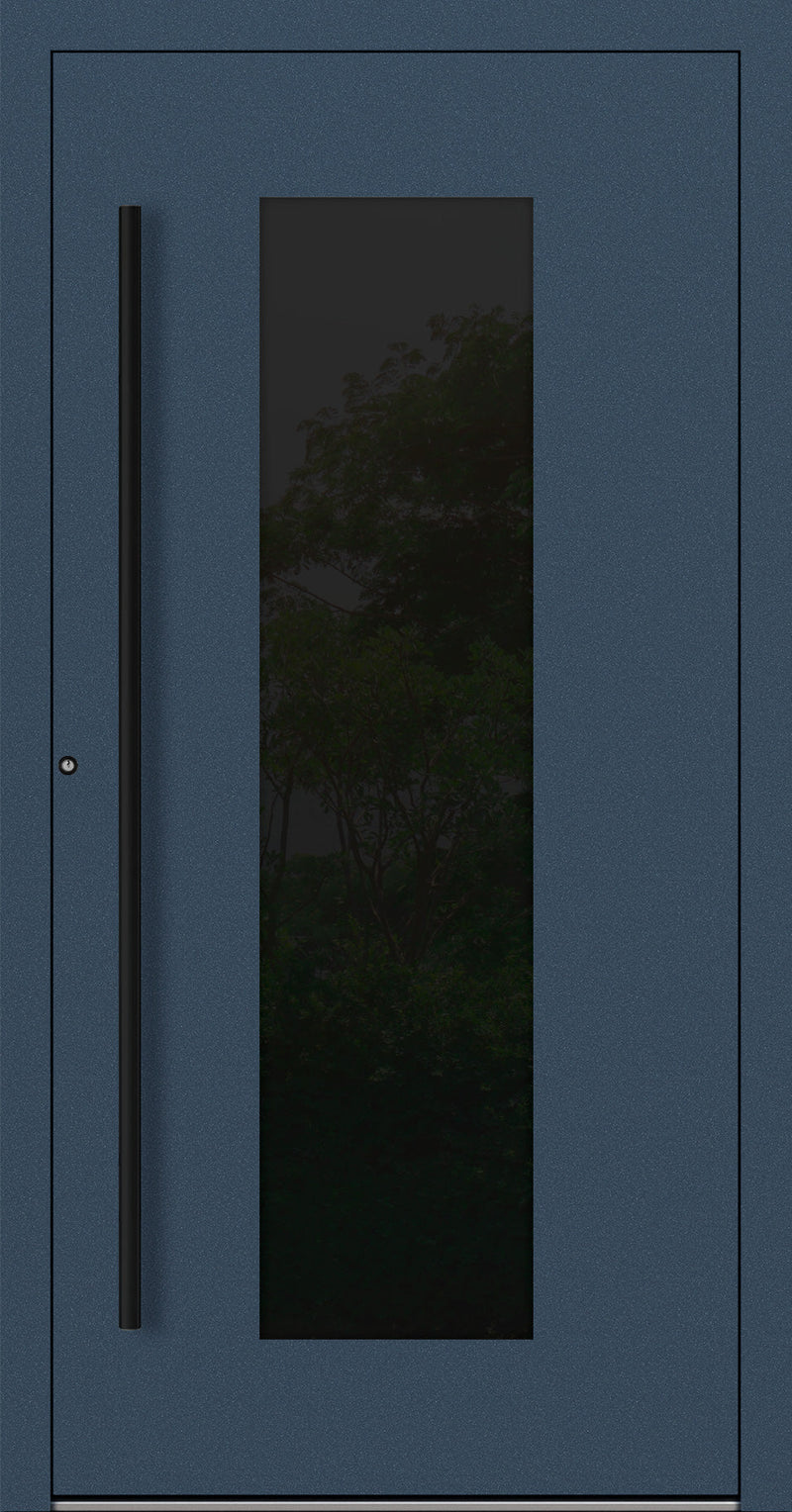Turenwerke SL75 Design 28 Aluminium Door - Blue RAL5011 - Blackline