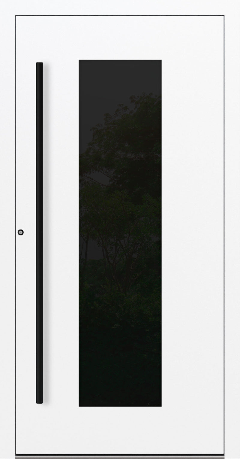 Turenwerke SL75 Design 28 Aluminium Door - White RAL9016 - Blackline