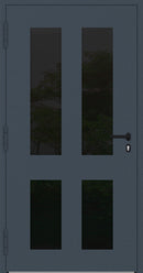 Turenwerke SL75 Design 29 Aluminium Door - Blue RAL5011 - Blackline