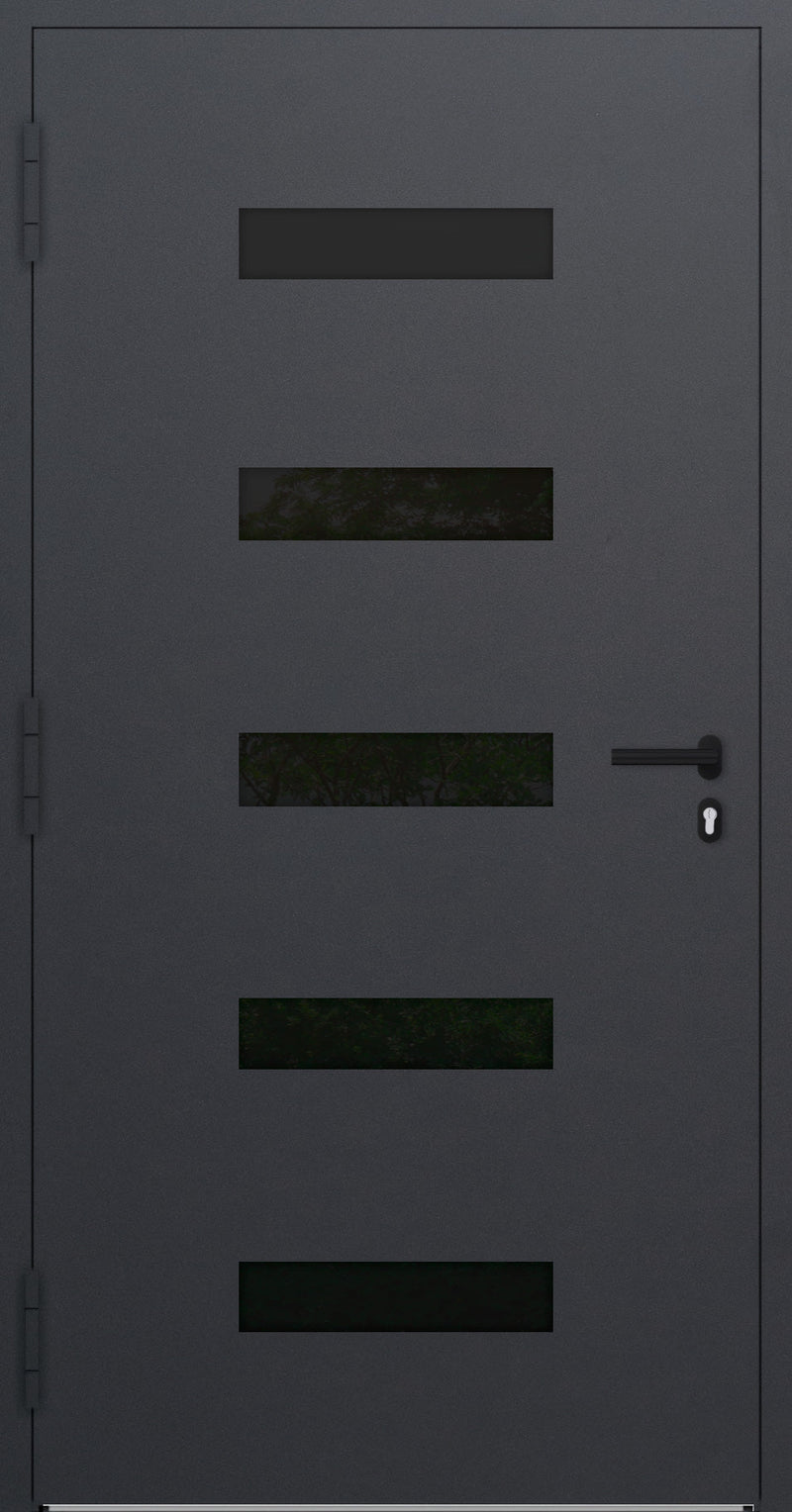 Turenwerke P90 Design 31 Aluminium Door - Anthracite DB703 - Blackline