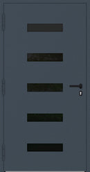 Turenwerke SL75 Design 31 Aluminium Door - Dark Blue RAL5011 - Blackline