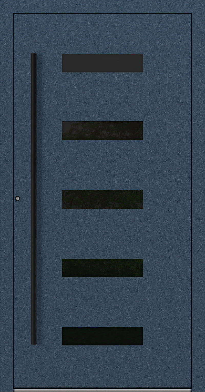 Turenwerke SL75 Design 31 Aluminium Door - Dark Blue RAL5011 - Blackline