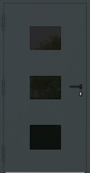 Turenwerke SL75 Design 310 Aluminium Door - Anthracite RAL7016 - Blackline