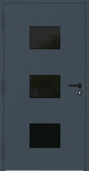 Turenwerke P90 Design 310 Aluminium Door - Dark Blue RAL5011 - Blackline