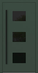 Turenwerke P90 Design 310 Aluminium Door - Fir Green RAL6009 - Blackline