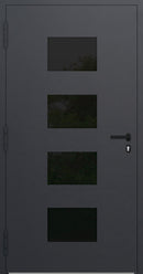 Turenwerke SL75 Design 311 Aluminium Door - Anthracite - Blackline