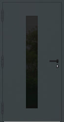 Turenwerke P90 Design 35 Aluminium Door - Anthracite RAL7016 - Blackline