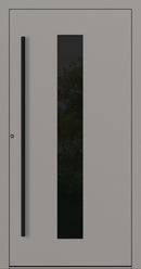 Turenwerke P90 Design 35 Aluminium Door - Grey RAL9007 - Blackline