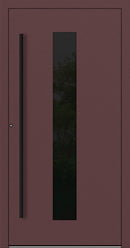 Turenwerke SL75 Design 35 Aluminium Door - Rotbraun RAL3005 - Blackline