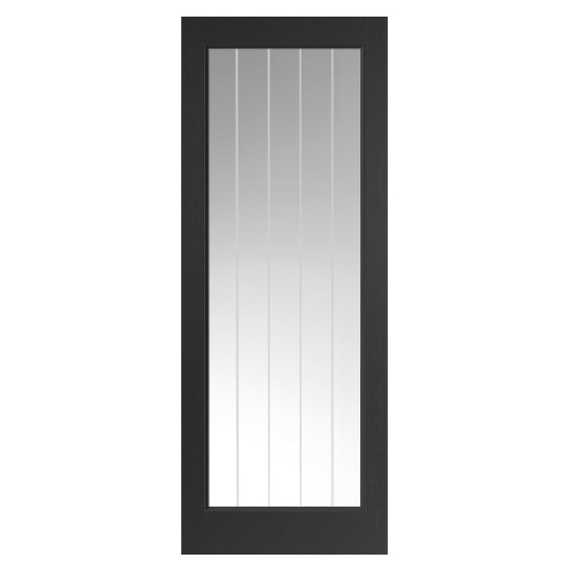 JB Kind Cottage Black Glazed Internal Door