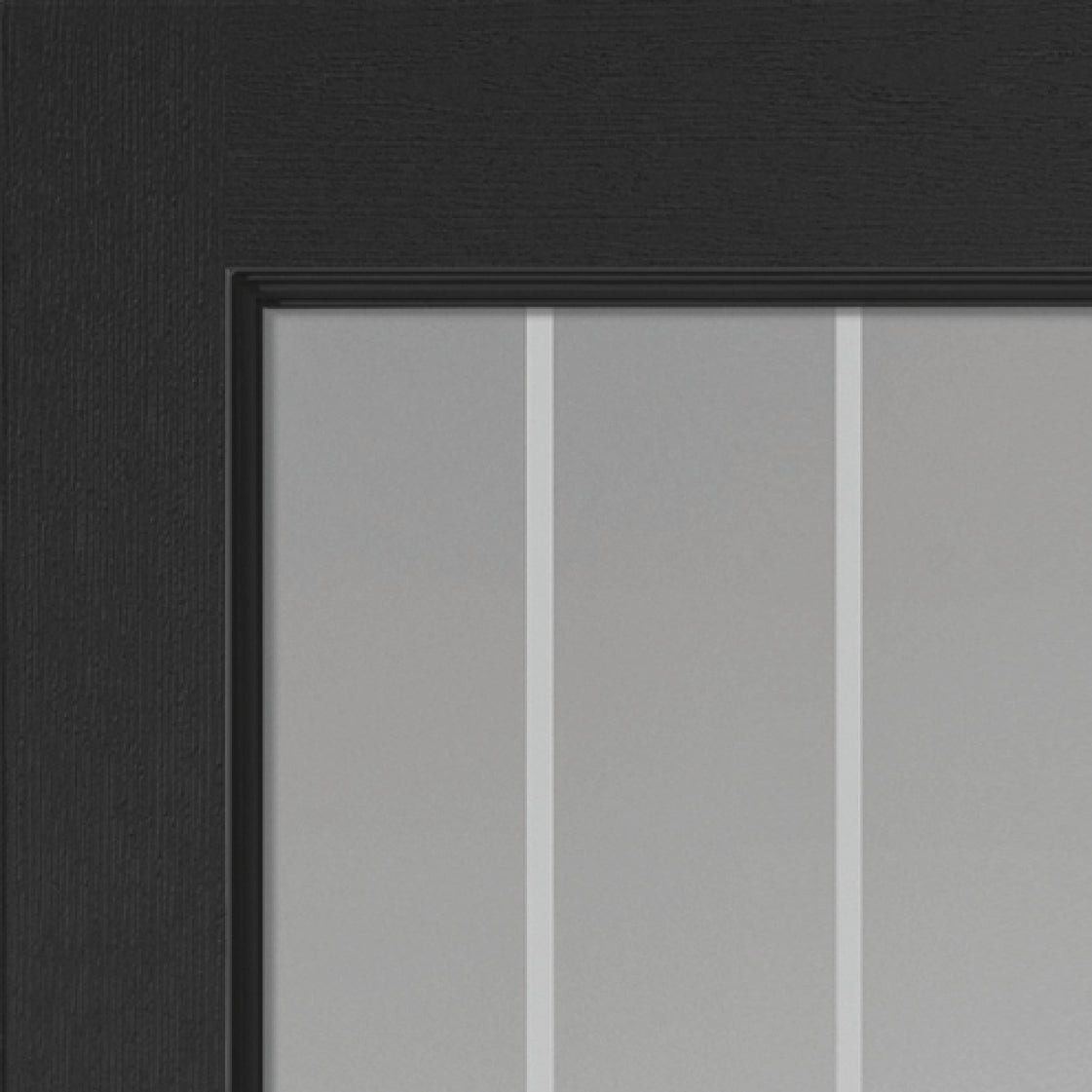 JB Kind Cottage Black Glazed Internal Door