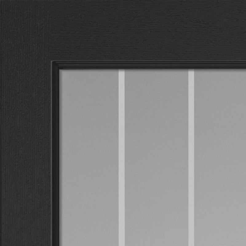 JB Kind Cottage Black Glazed Internal Door
