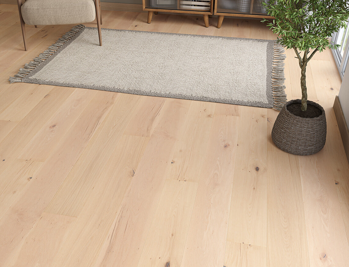 Persley Oak Smooth Plank Engineered Wood Flooring | Invisible UV Oiled | 190 x 1900 x 20/6mm