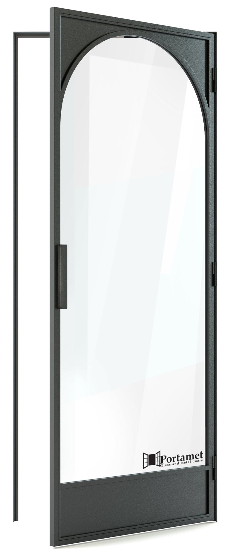 Portamet by Sfarzo - Puro Classic Single Glazed Steel Hinged Door with Frame