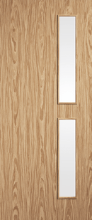 LPD Pre-Finished Oak Flush 16G Glazed FD30 Fire Door