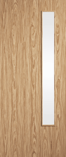 LPD Pre-Finished Oak Flush 20G Glazed FD30 Fire Door