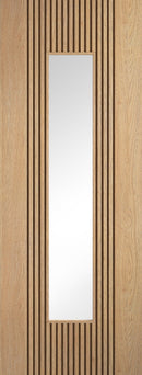 LPD Oak Sydney Clear Glazed Pre-finished Internal door