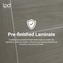 LPD Sydney Black Laminate Pre-Finished Door