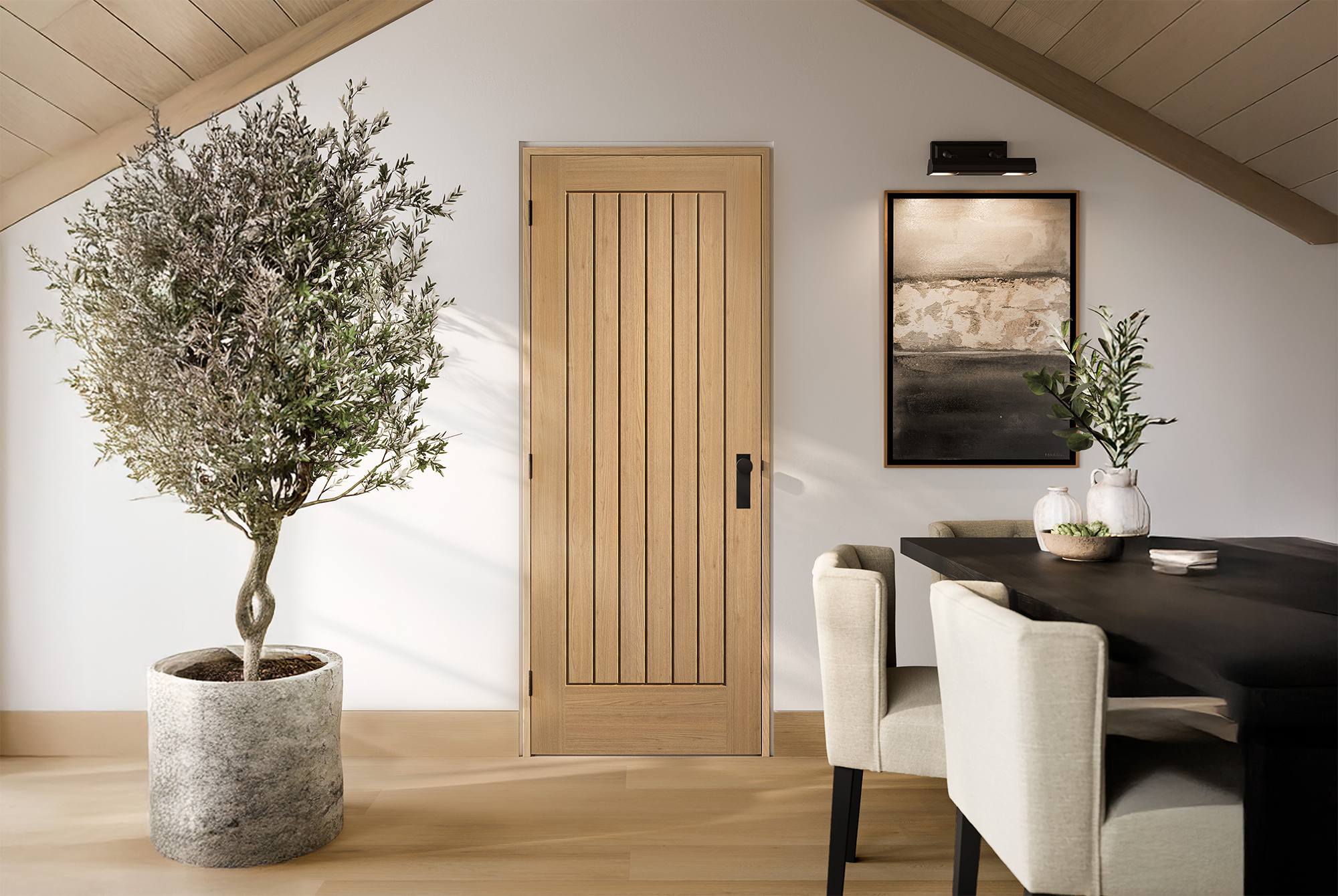 LPD Pre-Finished Oak Cotswold 6 Panel Door