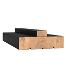 LPD Primed Internal Black Door Lining with Loose Stop