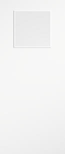 LPD Primed White Flush 1G Glazed FD30 Fire Door