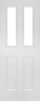 Deanta White Primed Rochester Glazed Internal door