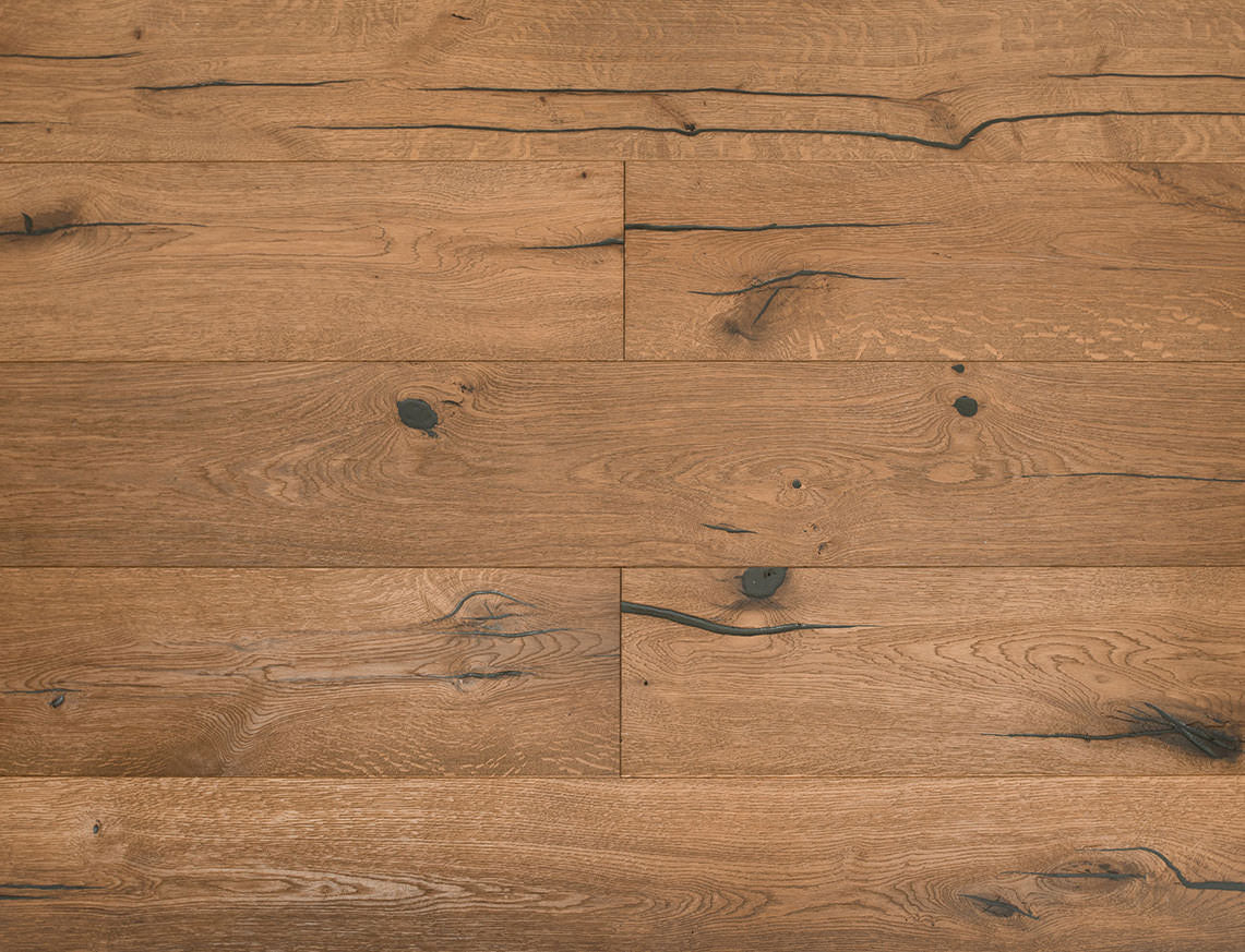 Rowntree Oak Natural Hand Sanded Plank Engineered Wood Flooring | Matt Lacquered | 220 x 2200 x 15/4mm